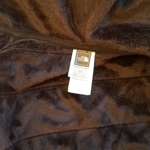 The North Face Black Zip up Hoodie with Fuzzy Inside Sz Small Petite - Picture 7 of 13